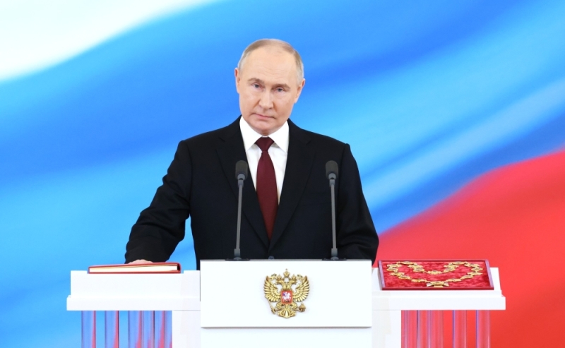 روسيا.. بوتين يؤدي اليمين الدستورية لولاية جديدة