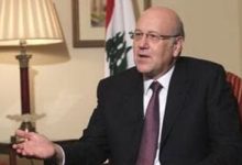 نجيب ميقاتى يتعهد بتطبيق نداء وقف إطلاق النار فورا فى لبنان