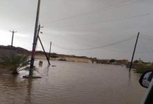 فصل الكهرباء عن بعض المناطق في سبها وتخصيص مدرسة لإيواء المتضررين من السيول