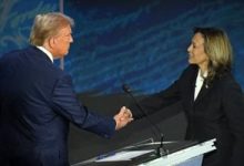ترامب معلقا على مناظرته الرئاسية مع هاريس: ثلاثة ضد واحد