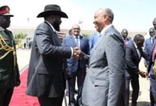 عبد الفتاح البرهان يصل جوبا فى زيارة رسمية لجنوب السودان
