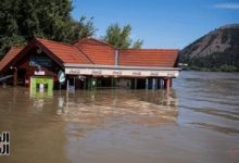 سيول مفاجئة تجتاح مدينة كان الفرنسية وترقب لمزيد من العواصف