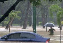 استمرار هطول الأمطار الغزيرة فى وسط اليابان والأرصاد تصدر تحذيرات طارئة