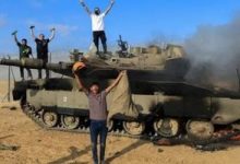 مقتل قائد دبابة فى اللواء 401 مدرع بقصف مضاد بمعارك رفح الفلسطينية