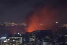 غارات عنيفة تستهدف وسط مدينة النبطية جنوب لبنان