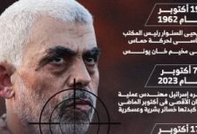 يحيى السنوار.. وُلد وأُغتيل وأطلق الطوفان فى شهر أكتوبر (إنفوجراف)