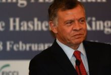 عاهل الأردن يدعو إلى وقف فورى لإطلاق النار في غزة