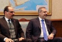 رئيس المخابرات التركية يزور الجامع الأموى فى دمشق