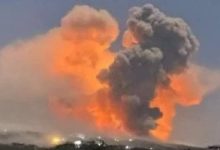 استشهاد 6 فلسطينيين فى قصف إسرائيلى على منزل فى دير البلح وسط قطاع غزة.