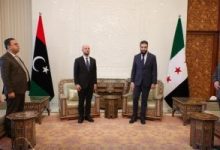 وفد ليبي من حكومة الوحدة يلتقي أحمد الشرع في دمشق