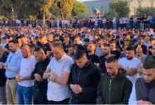 60 ألف فلسطينى يؤدون صلاة الجمعة فى المسجد الأقصى