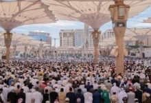 أكثر من 5 ملايين مُصلٍ فى المسجد النبوى خلال الأسبوع الماضى