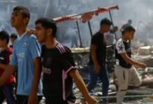 شهداء ومصابون بقصف للاحتلال على منزل فى شارع يافا شمال شرق غزة