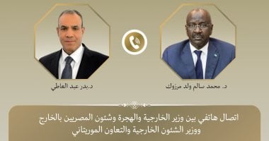 وزير الخارجية يبحث مع نظيره الموريتانى الأوضاع فى السودان وليبيا ومنطقة الساحل