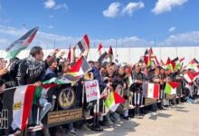 برلمانيون لـ (أ ش أ): التوافد الشعبى على معبر رفح رسالة لرفض التهجير