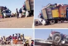 عناصر الدعم السريع تغادر الخرطوم فى سيارات محملة بالمسروقات